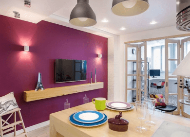 Цветовая палитра и освещение квартиры